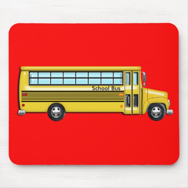 School Bus Mouse Pad (Front)