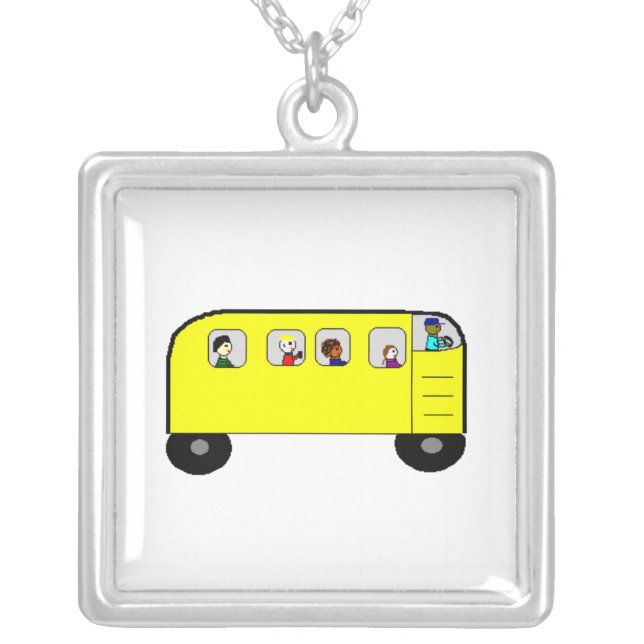 School Bus - necklace (Front)