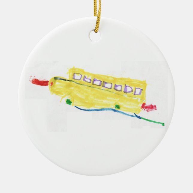 School Bus ornament (Front)