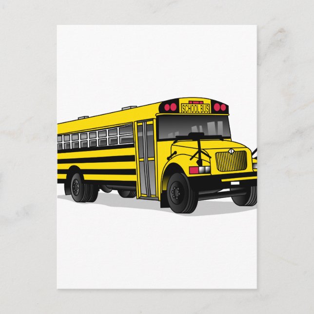 School Bus Postcard (Front)