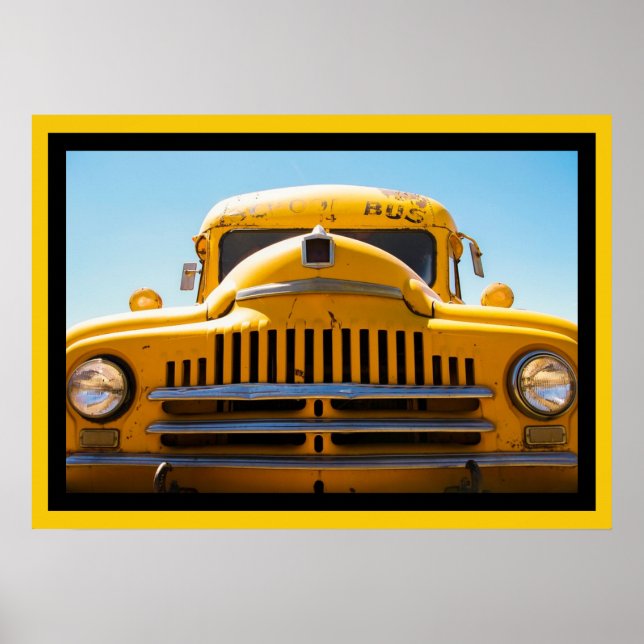 School Bus Poster (Front)