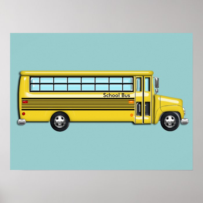 School Bus Posters