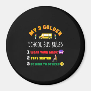 School Bus Rules For Students Funny School Bus Magnet