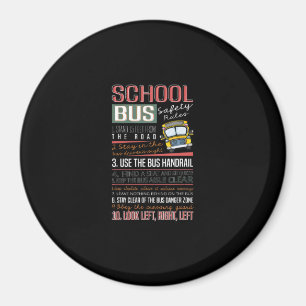 School Bus Safety Rules T , School Bus Driver Magnet
