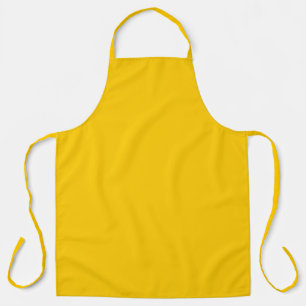 School Bus Safety Yellow Autumn Fall Solid Color Apron
