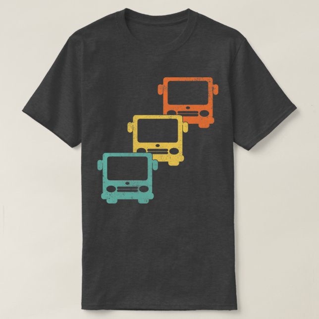 School Bus Skoolie Bus Driver T-Shirt (Design Front)