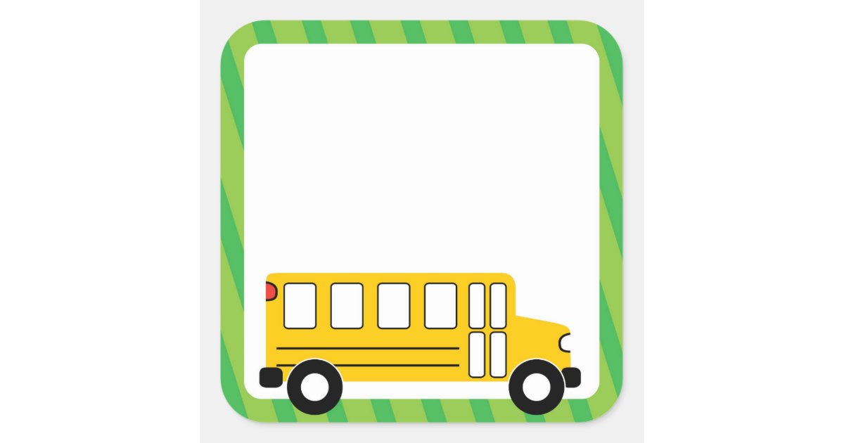 school bus page border