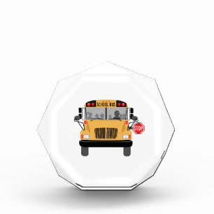 School Bus Stop Acrylic Award