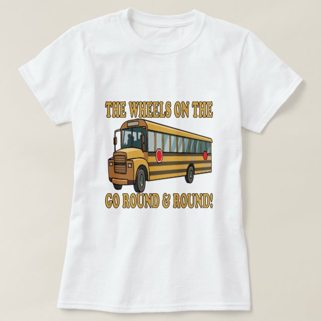 School Bus T-Shirt (Design Front)