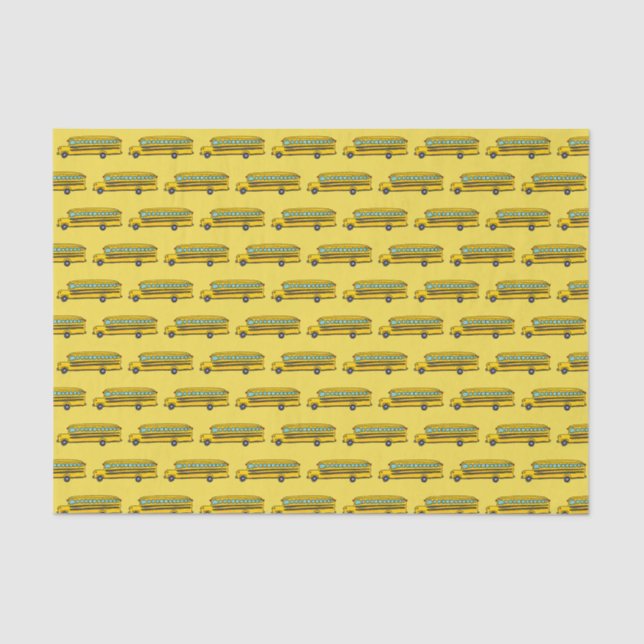 School Bus Tissue Paper (Front)