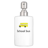 School bus toothbrush holder & soap dispenser set (Front)