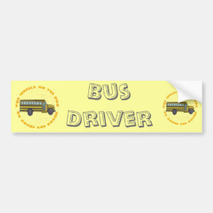 School Bus Wheels Bumper Sticker