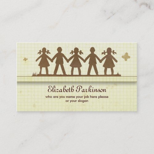 school business card