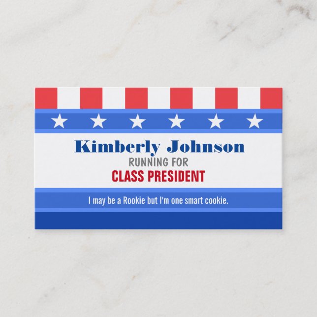 School Campaign Business Cards (Front)