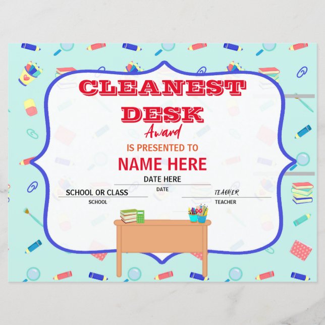 School Certificate (Front)