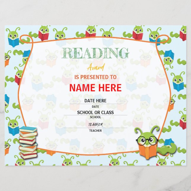 School Certificate (Front)