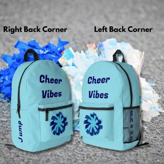 School Cheerleader Blue