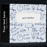 School chemical pattern binder<br><div class="desc">This School  theme,   available in lots different products,  designs & colors: pillow,  drawstringbag,  binder,  clipboard & name plate. Check more at www.zazzle.com/celebrationideas</div>