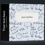 School chemical pattern binder<br><div class="desc">This School  theme,   available in lots different products,  designs & colors: pillow,  drawstringbag,  binder,  clipboard & name plate. Check more at www.zazzle.com/celebrationideas</div>