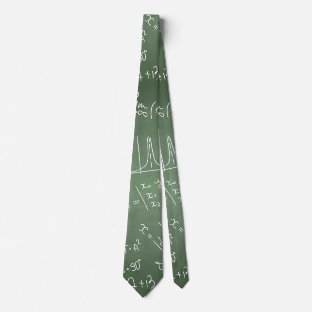 School chemical pattern neck tie (Front)