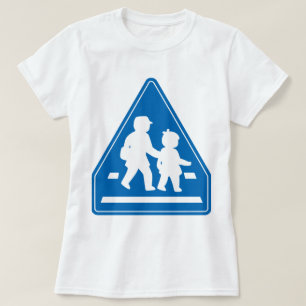 School Children Crossing >> Japanese Traffic Sign T-Shirt