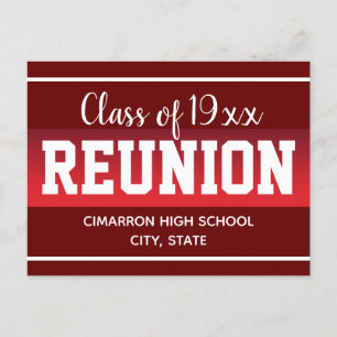 School Class Reunion Save the Date Announcement Postcard