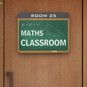 School Classroom Door Sign