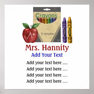 School Classroom Poster Lg. by SRF