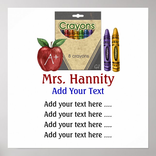 School Classroom Poster Lg. by SRF (Front)