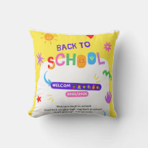 School clock for children for the new school year