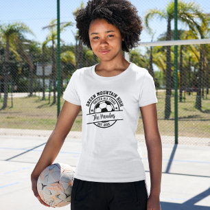 School Club Team Name Number Soccer T-Shirt
