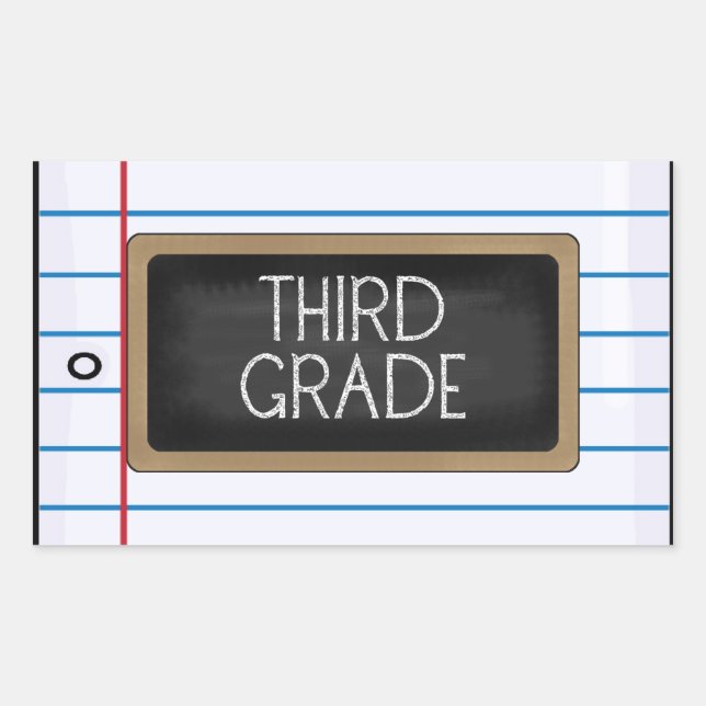 School Collection Third Grade Fun Stickers (Front)