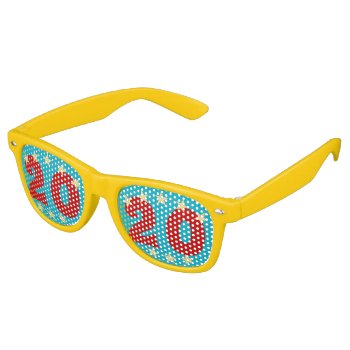 School College Graduation Party Class Of 2020 Cool Retro Sunglasses by iCoolCreate at Zazzle