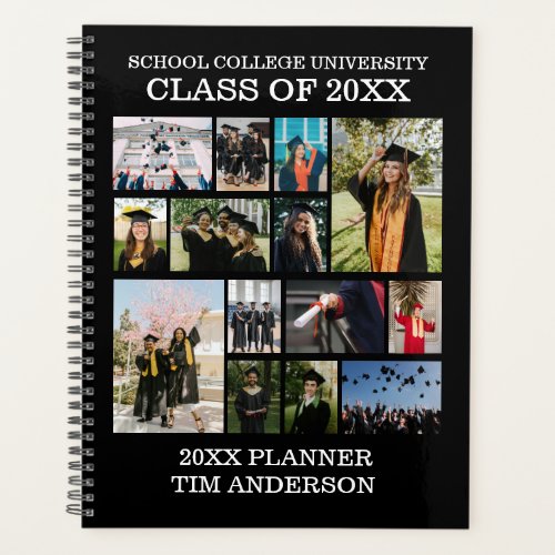 School College University Graduation Class Photo Planner