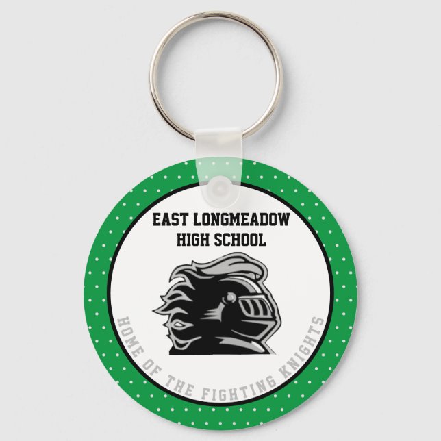 School Color Green High School Fundraisers Ideas  Keychain (Front)
