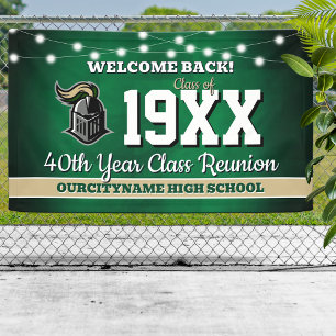 School Colors Class Reunion Welcome Banner