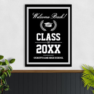 School Colors Class Reunion Welcome Poster