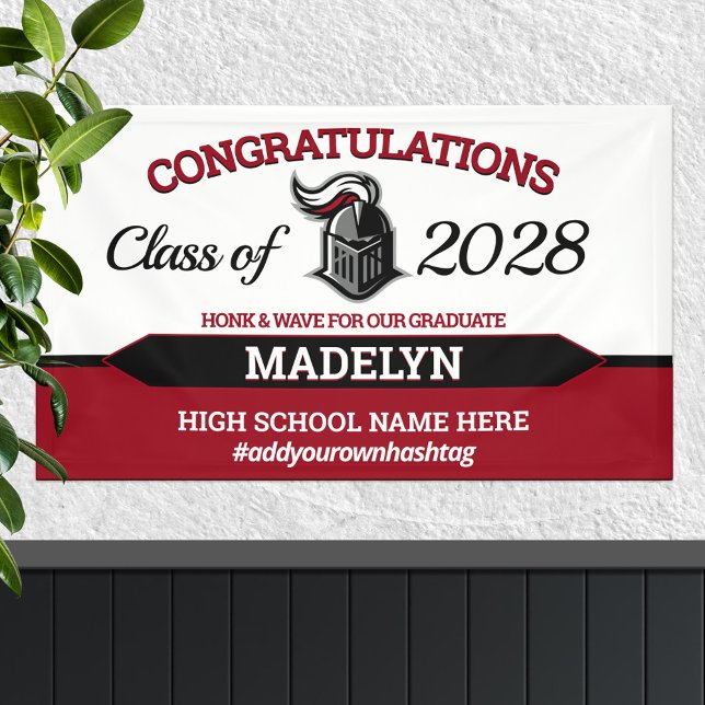 School Colors with Mascot Graduation Banner (Creator Uploaded)