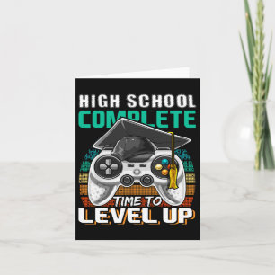 School Complete Video Game Senior Graduation Gift Card