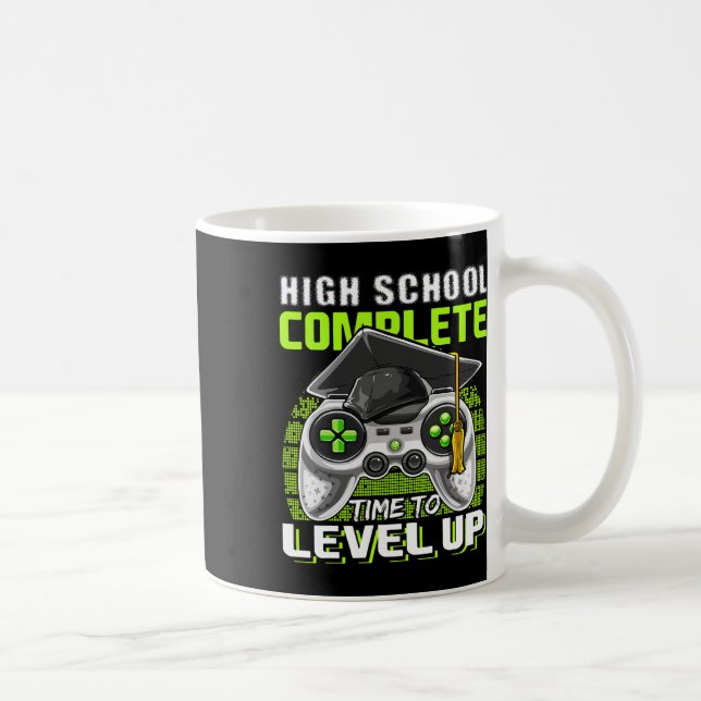 School Complete Video Game Senior Graduation Gift  Coffee Mug (Right)
