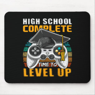 School Complete Video Game Senior Graduation Gift Mouse Pad
