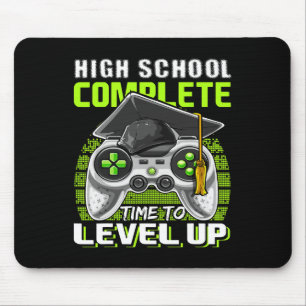 School Complete Video Game Senior Graduation Gift Mouse Pad