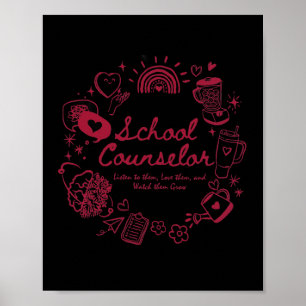 School Counselor Back To School School Counseling Poster