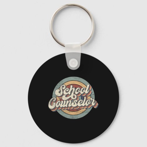 School Counselor Back To School Teacher Squad Crew Keychain