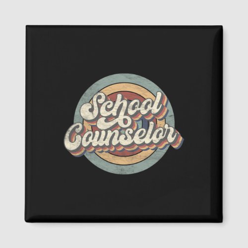 School Counselor Back To School Teacher Squad Crew Magnet