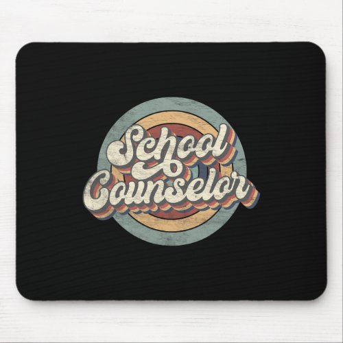 School Counselor Back To School Teacher Squad Crew Mouse Pad