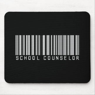 School Counselor Bar code Mouse Pad