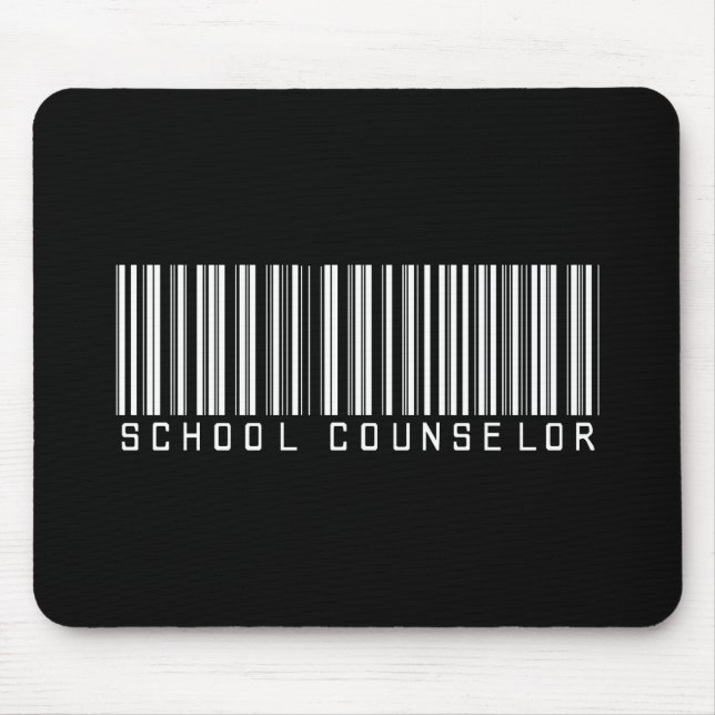 School Counselor Bar code Mouse Pad (Front)