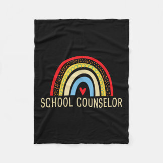 School Counselor - Counseling Elementary Guidance Fleece Blanket
