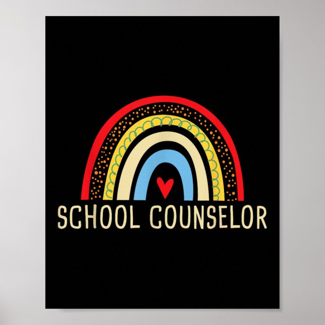 School Counselor - Counseling Elementary Guidance  Poster (Front)